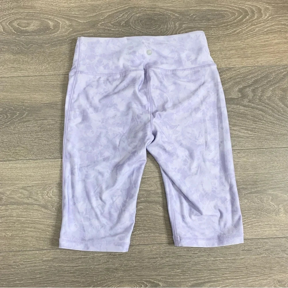 Joe Fresh Women's Active Bike Shorts Tie Dye High Rise Waist Purple Size XS - Picture 7 of 10
